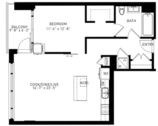 #18 Looking for luxury 1 bedroom apartments?