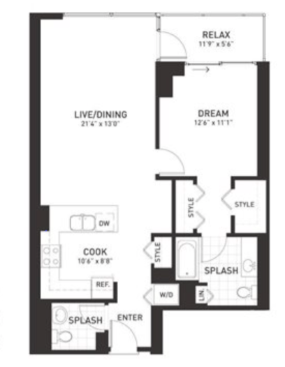 #14 Looking for luxury 1 bedroom apartments?